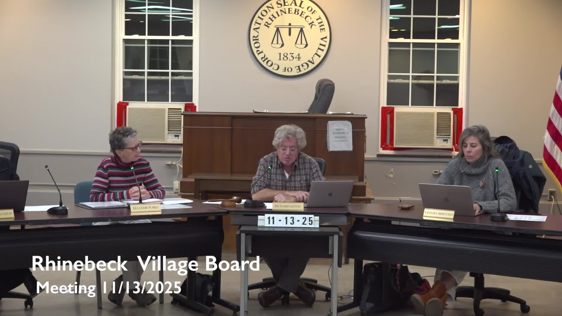 Rhinebeck board approves plumbing bid, RFPs, county agreements and budget amendments; posts highway supervisor opening