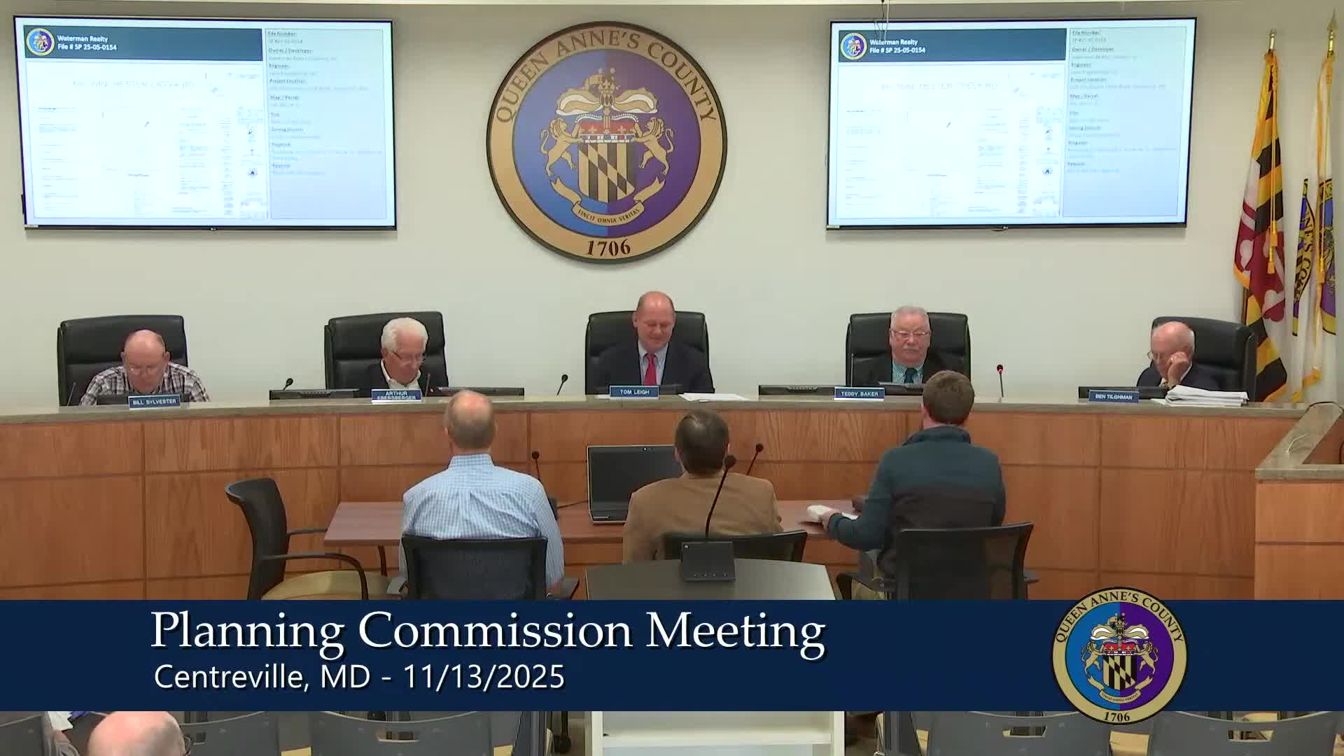 Planning Commission grants minor site plan for Waterman Realty, notes future sidewalk easement