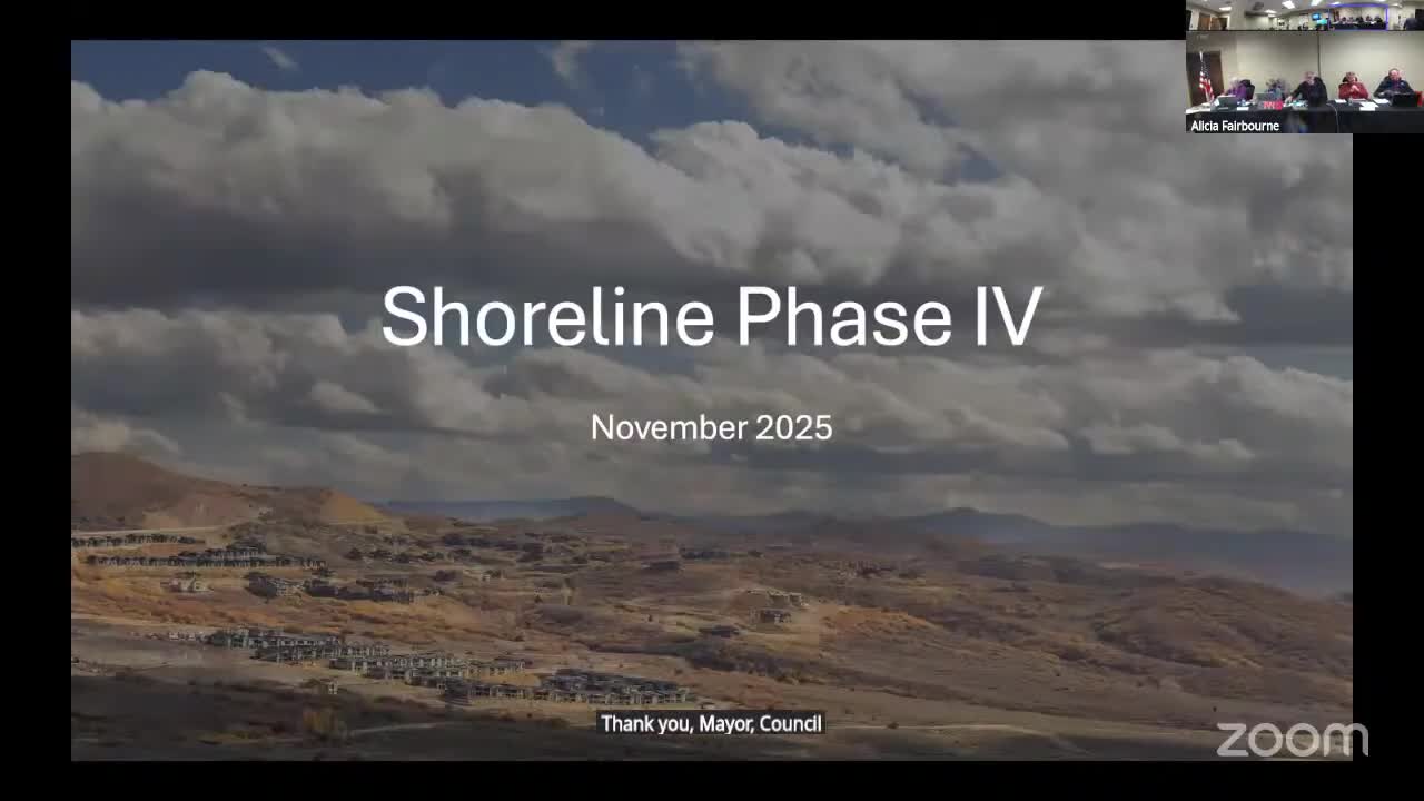 Hideout delays decision on Shoreline Phase 4 final plat amid resident safety and stormwater concerns