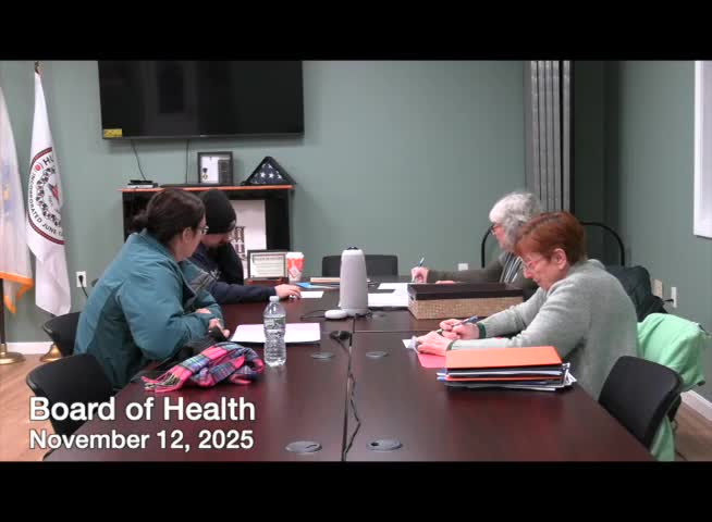 Hubbardston Board of Health praises recycling day, weighs $980 electronics recycling bill and discusses Farmers Market permit