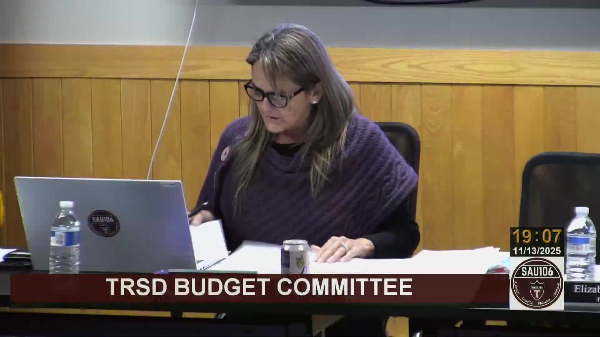 Timberlane budget committee advances $92.1 million FY27 proposal, previews $1.5M transfer to contracted services