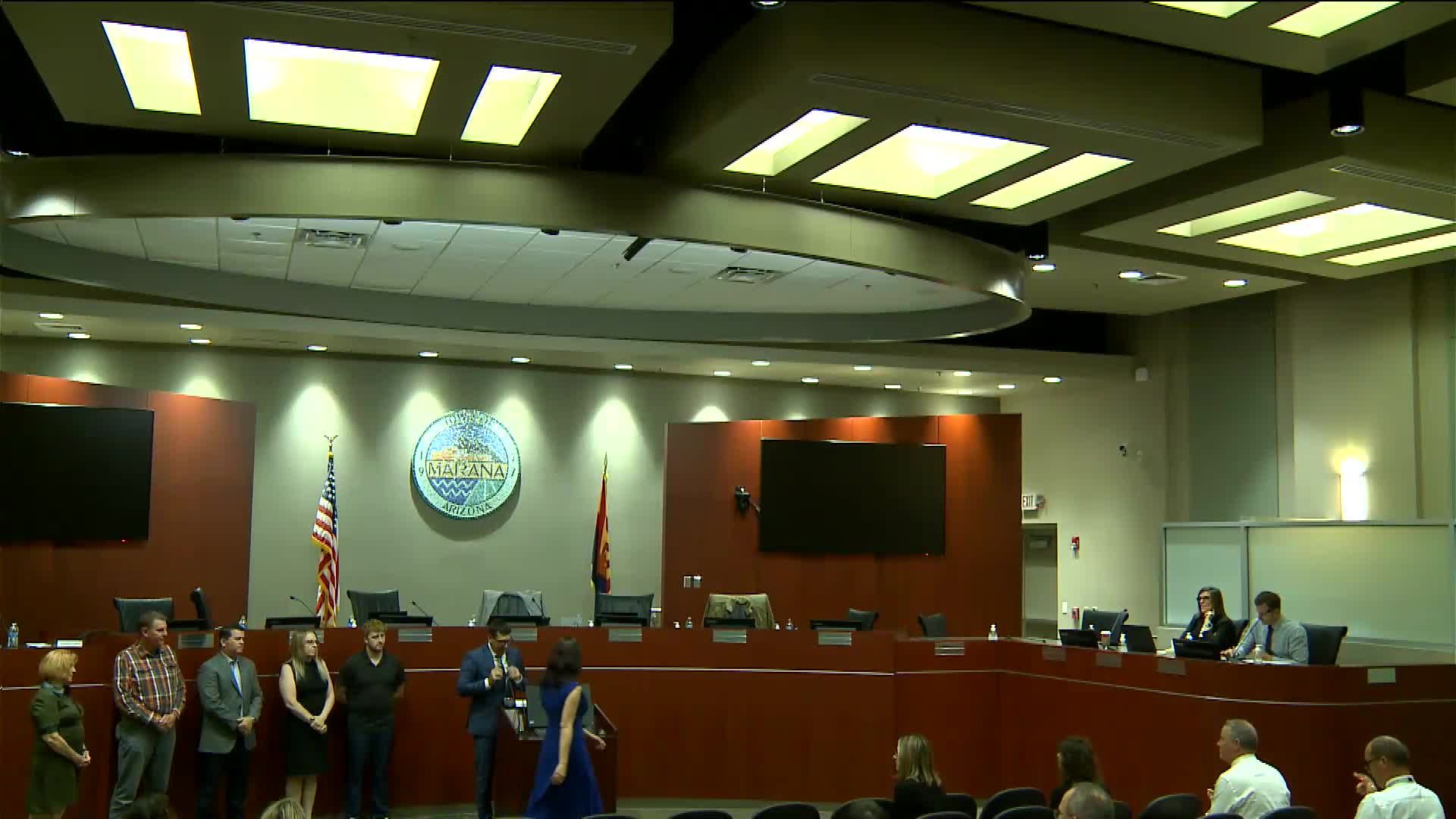 Board honors two Marana High School teachers; MEA launches holiday food drive