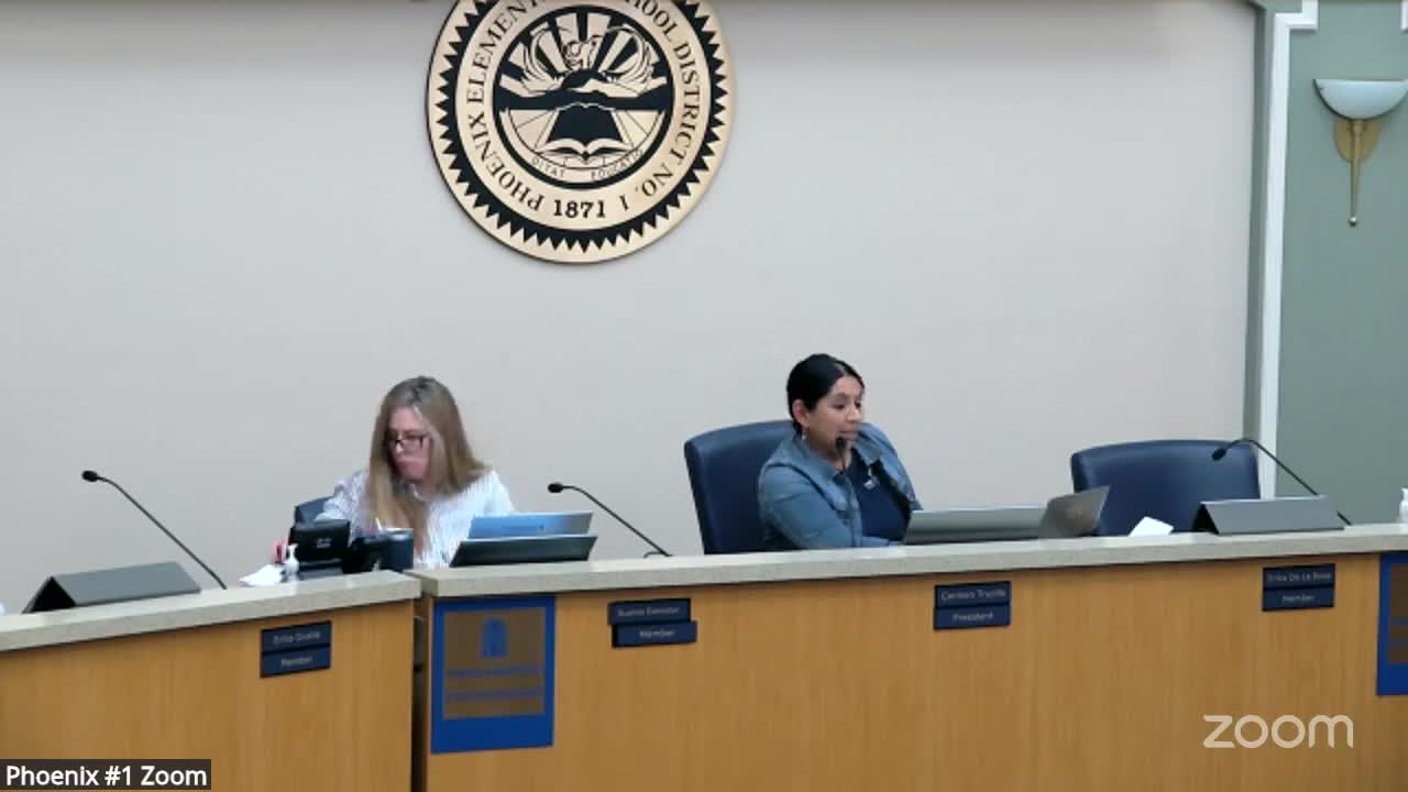Phoenix Elementary board directs staff to pursue next steps on potential Lincoln‑1st Street property sale after closed session
