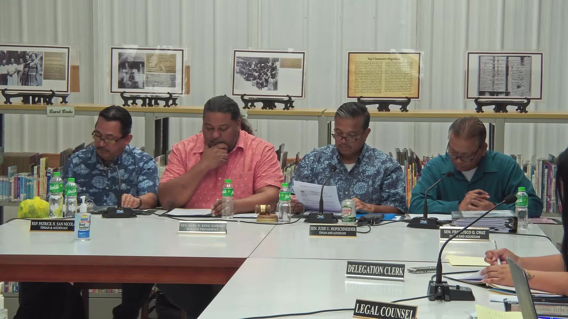 Tinian delegation passes bill to appropriate $12,500 for casino commission operations after floor amendments