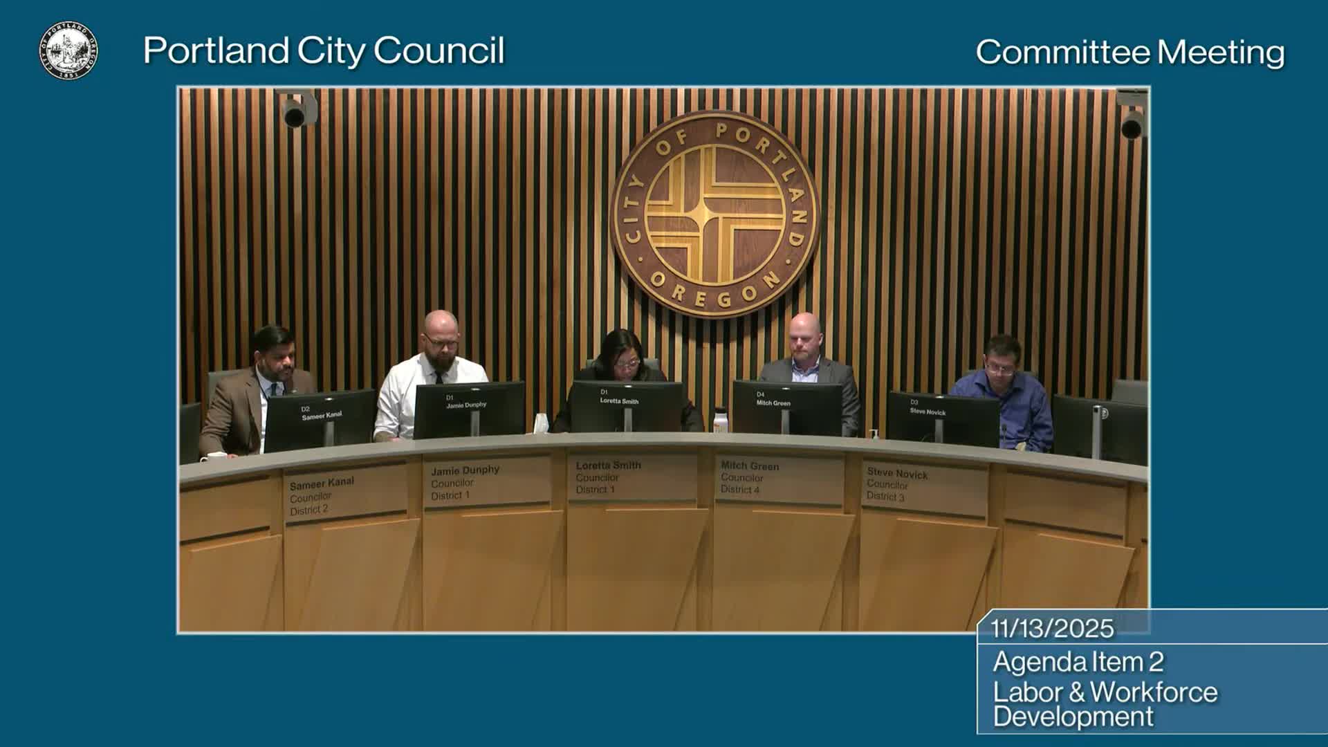 Portland committee advances drafting of wage-theft ordinance focused on city contracts and grants