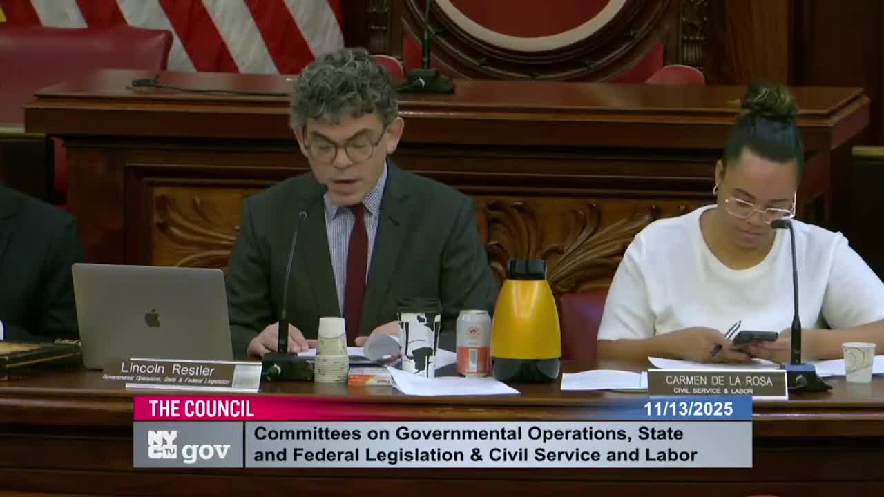 Council hearing spotlights Intro 12‑61 as council seeks pay relief for 24,000 paraprofessionals