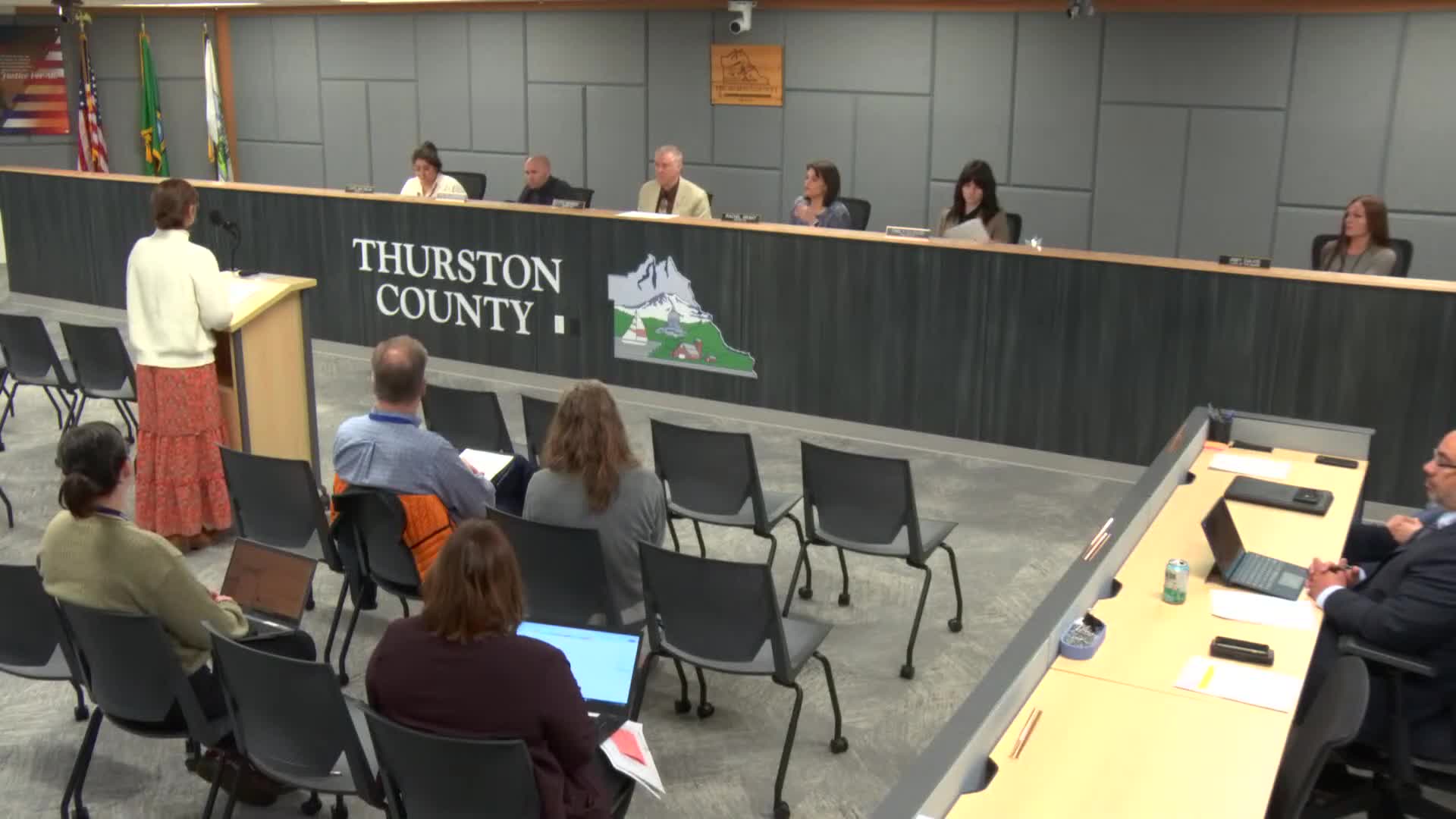 Thurston County hears public concern over proposal to move land‑use appeals to court and expand SEPA exemptions