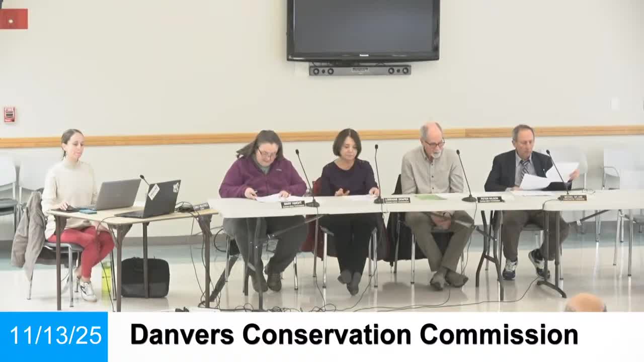 Danvers Wetlands Commission issues certificate for 31 Massachusetts Ave., continues two Water Street hearings
