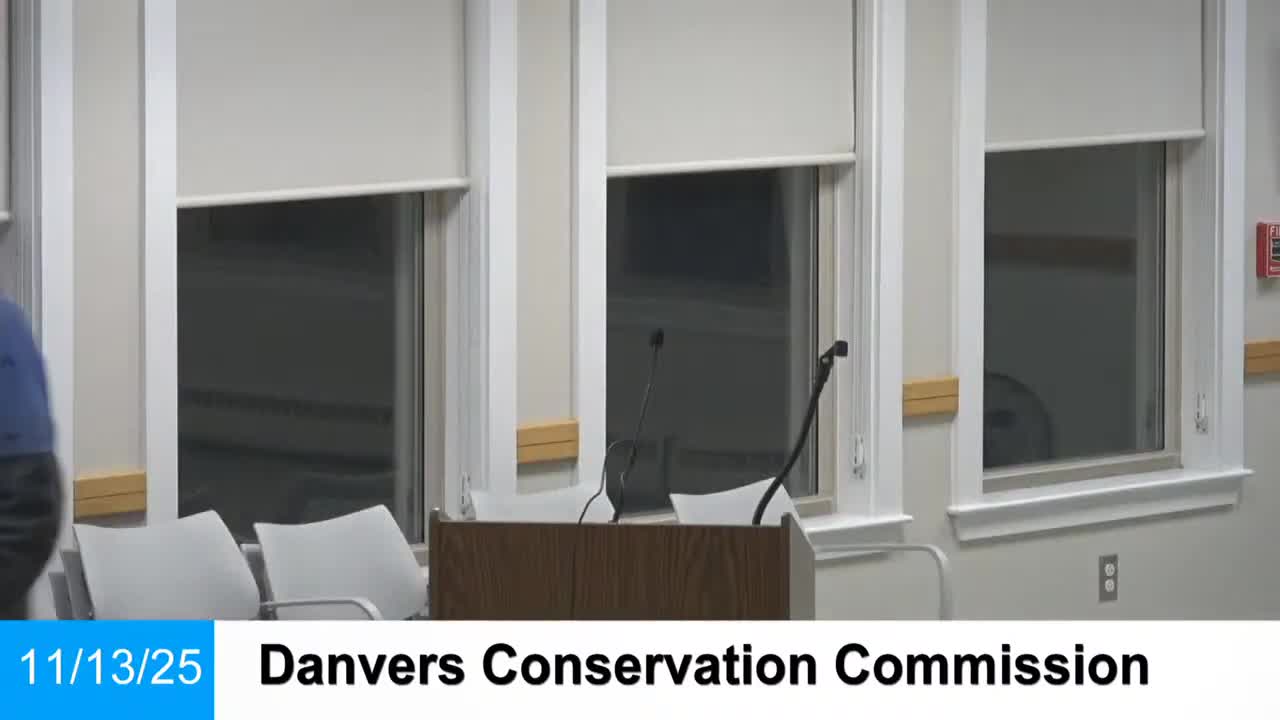 Danvers commission grants order of conditions for Adams Street bank‑stabilization project