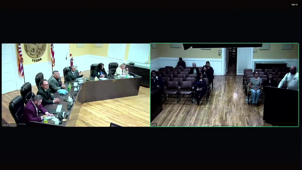 Socorro resident urges council to pause Arterial 1 project, requests agenda placement