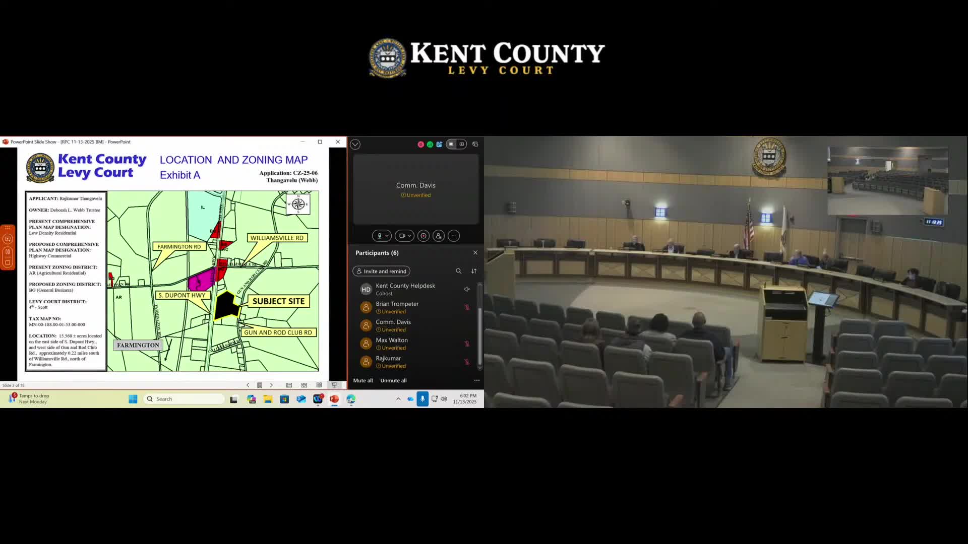 Regional Planning Commission recommends denial of rezoning near Farmington