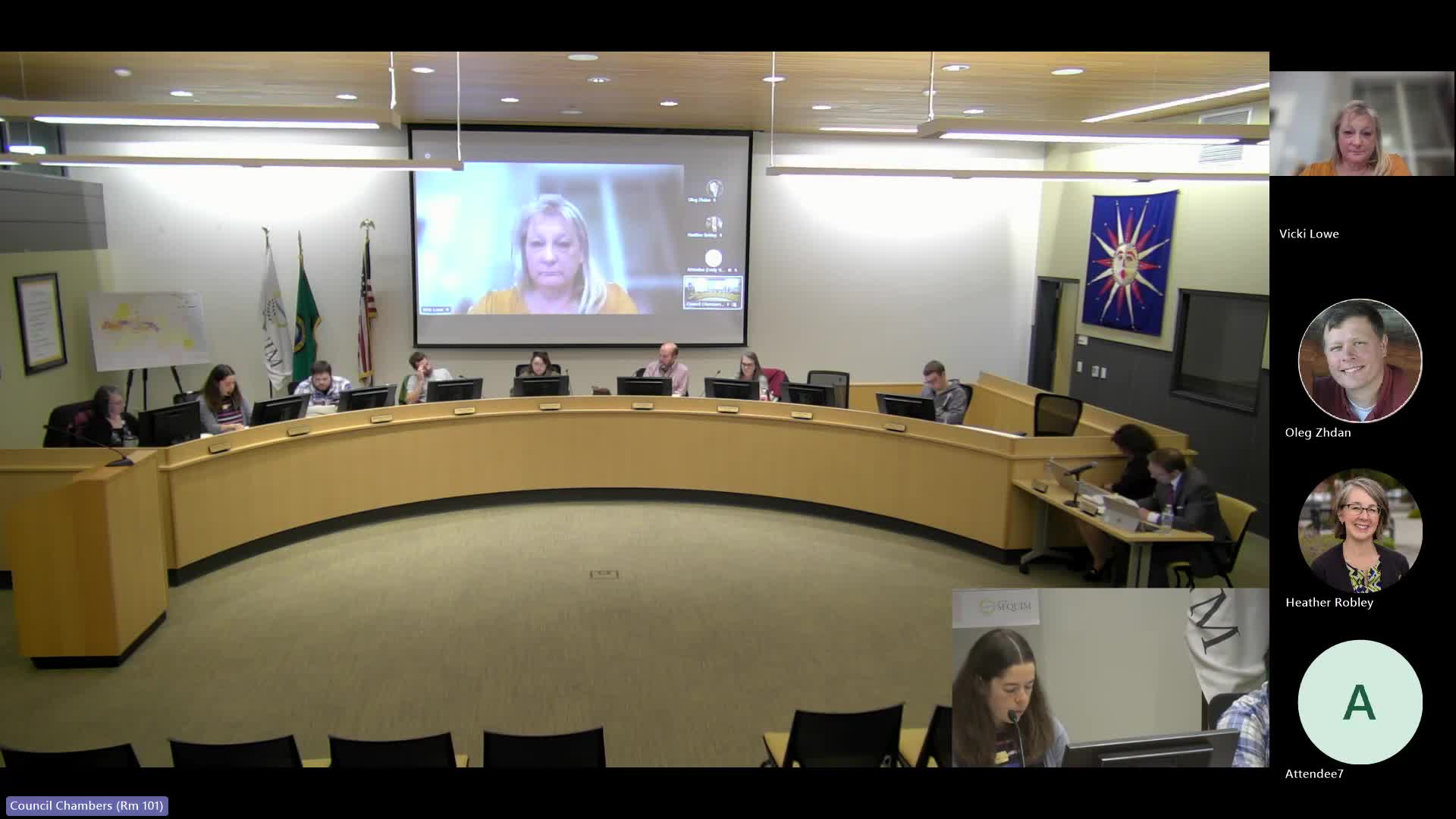 Sequim council approves 1% property‑tax levy increase, passes resolution 6–1