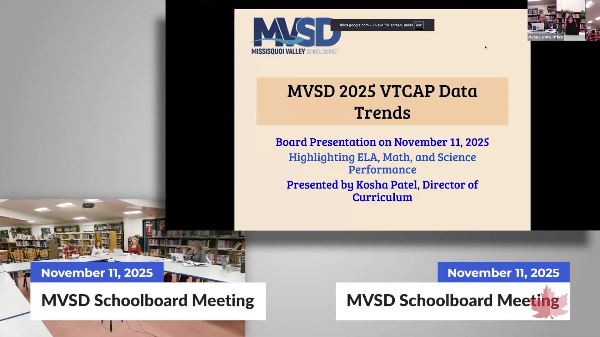 Missisquoi Valley students post gains on state tests; ninth-grade ELA jumps 20 points