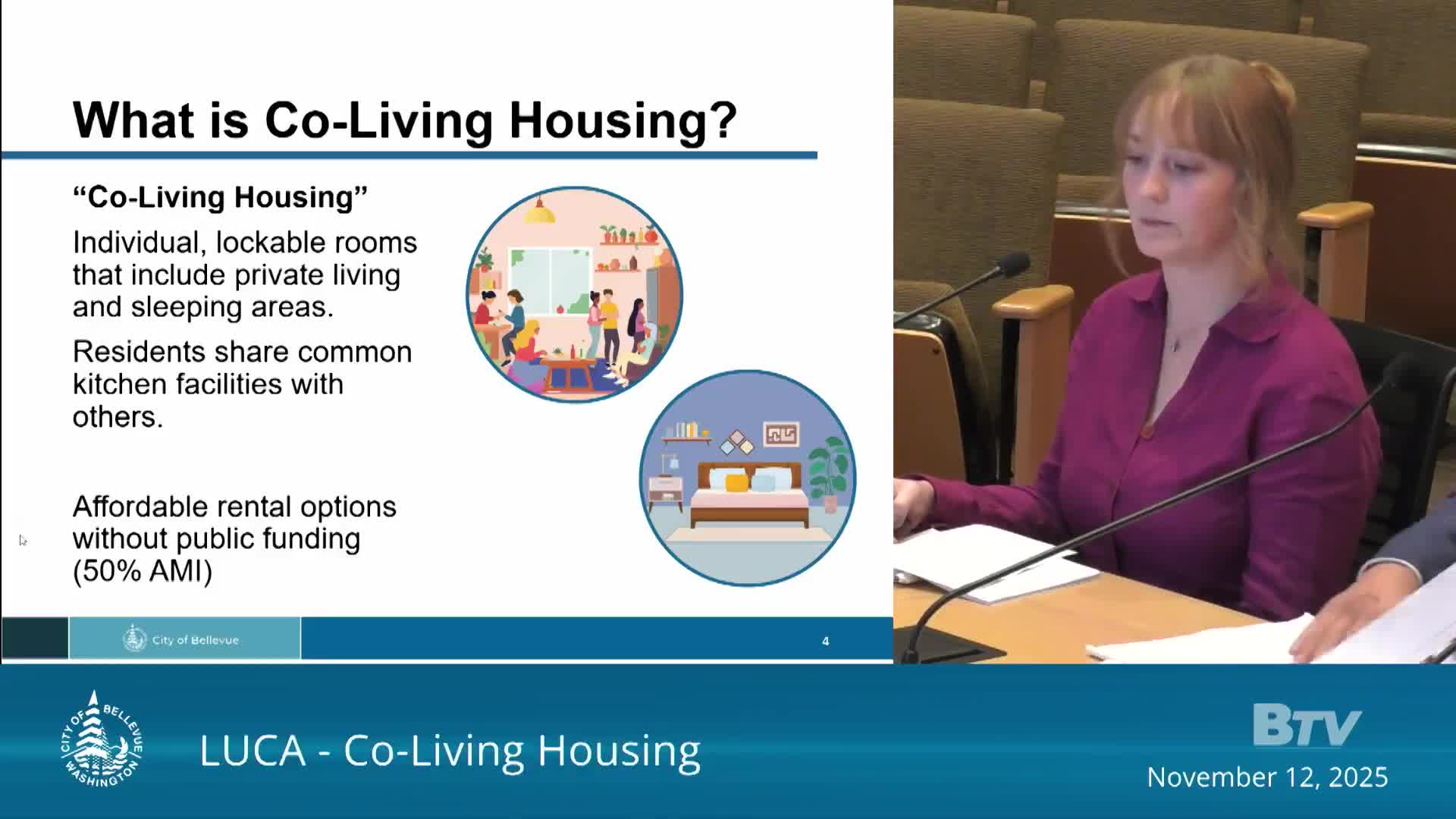 Bellevue sets hearing to implement state co‑living law, staff to draft zoning rules