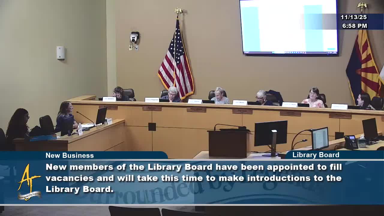 Apache Junction Library Board elects Barker president, Fitzgerald vice president and Huayroba secretary