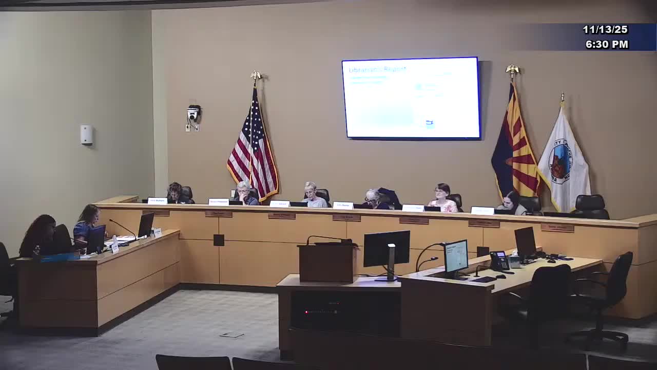 Library director reports steady visits, new garden plans and City Campus South branch