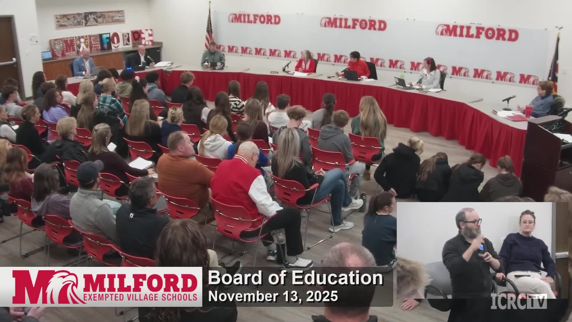 Milford public divides over athletic director as board moves to executive session