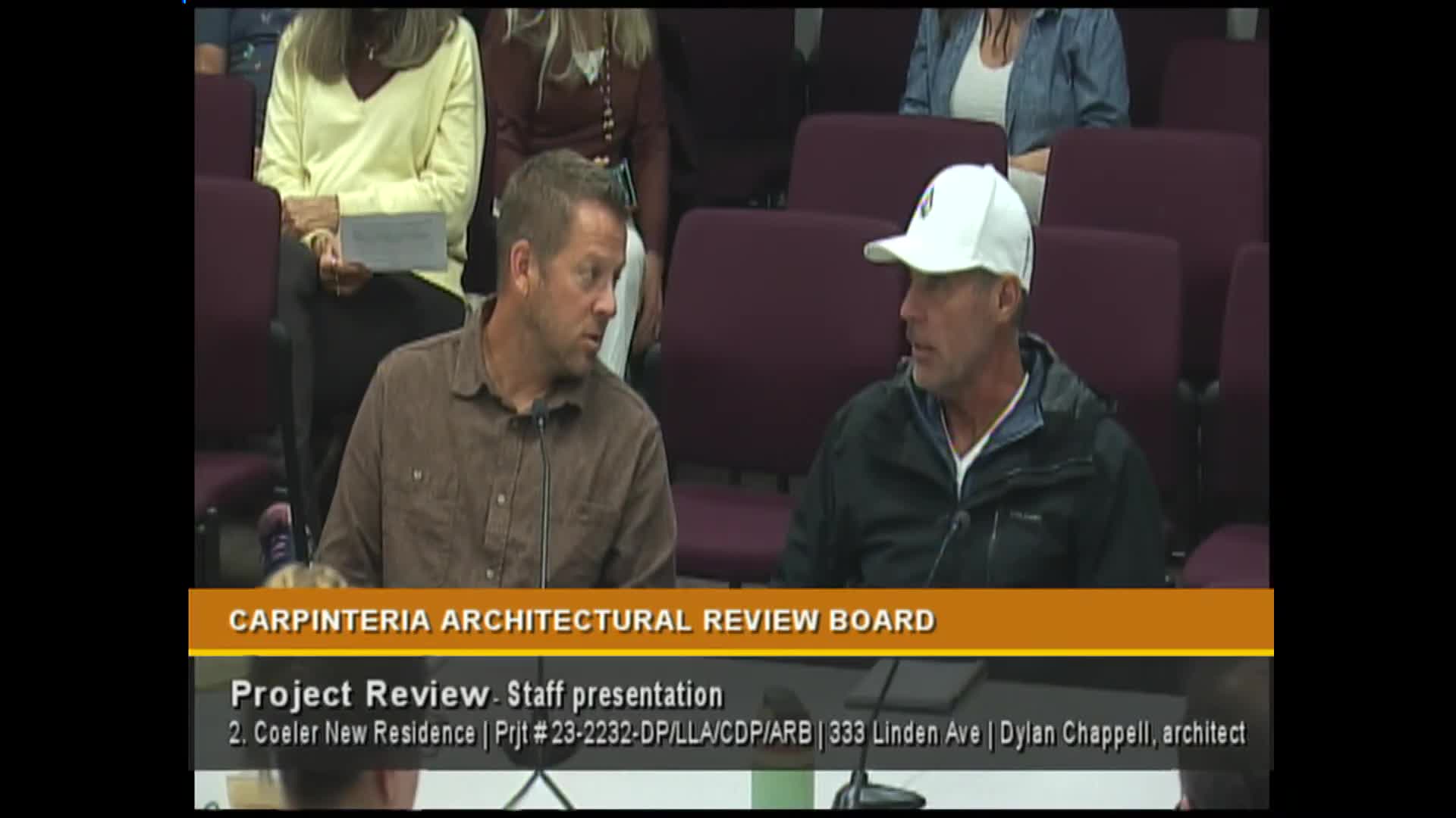 ARB gives preliminary approval to revised 333 Linden Ave design after lot‑line adjustment and neighbor concerns