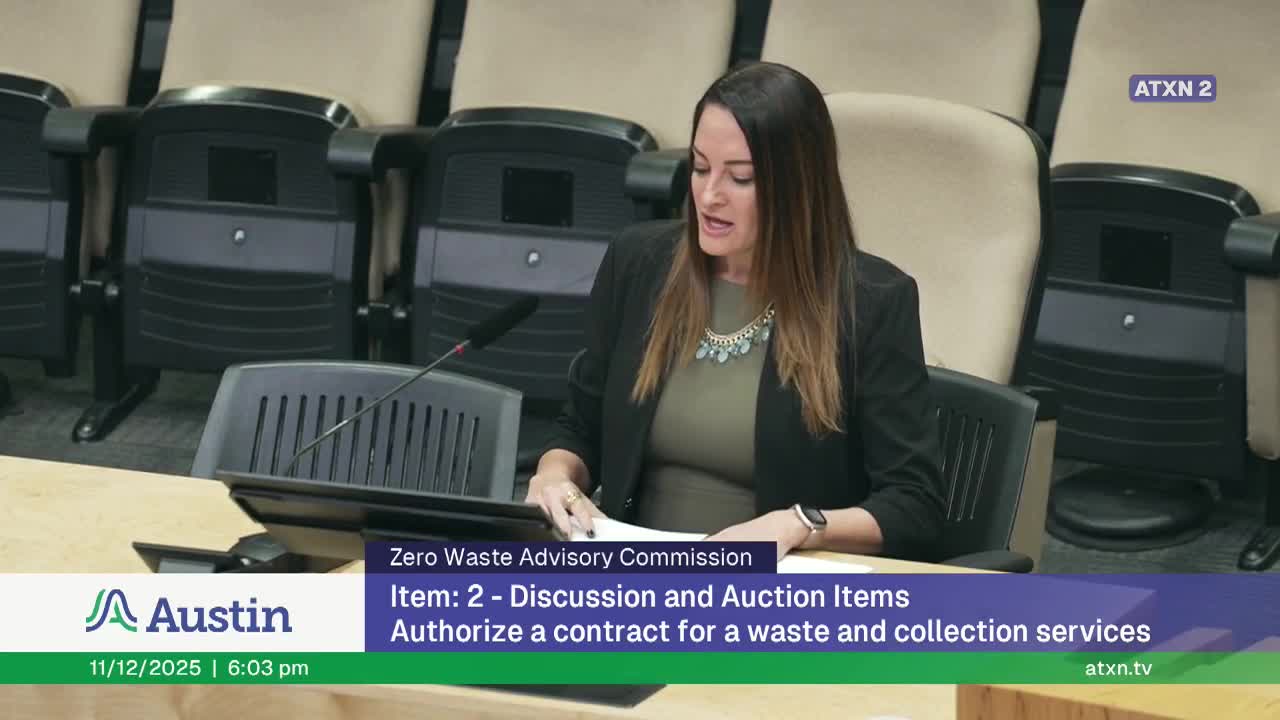 Commission backs three-year, $594,000 contract to continue Austin Recycles app