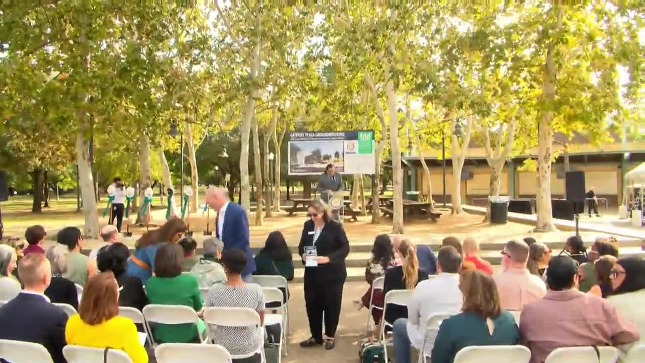 Miller Outdoor Theater breaks ground on Gateway Plaza to improve access and visitor experience