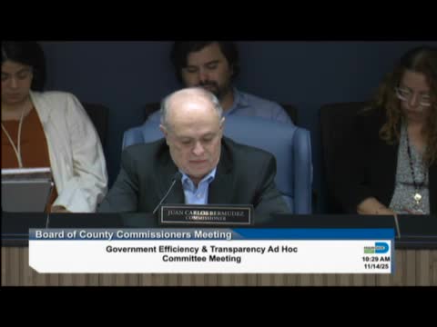 Miami‑Dade parks director warns deferred‑maintenance backlog after $73M CIP cut, outlines cost‑saving measures