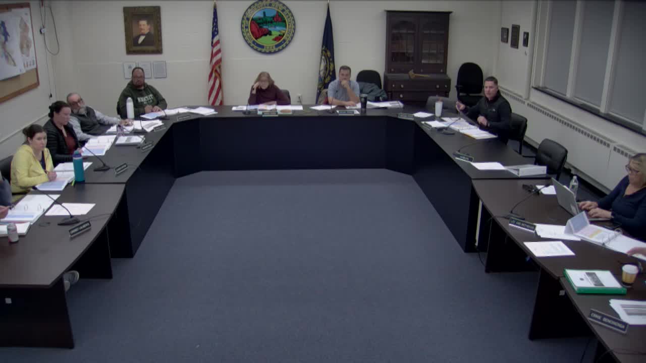 Hooksett officials discuss state open‑enrollment ruling and possible effects on high‑school tuition contracts