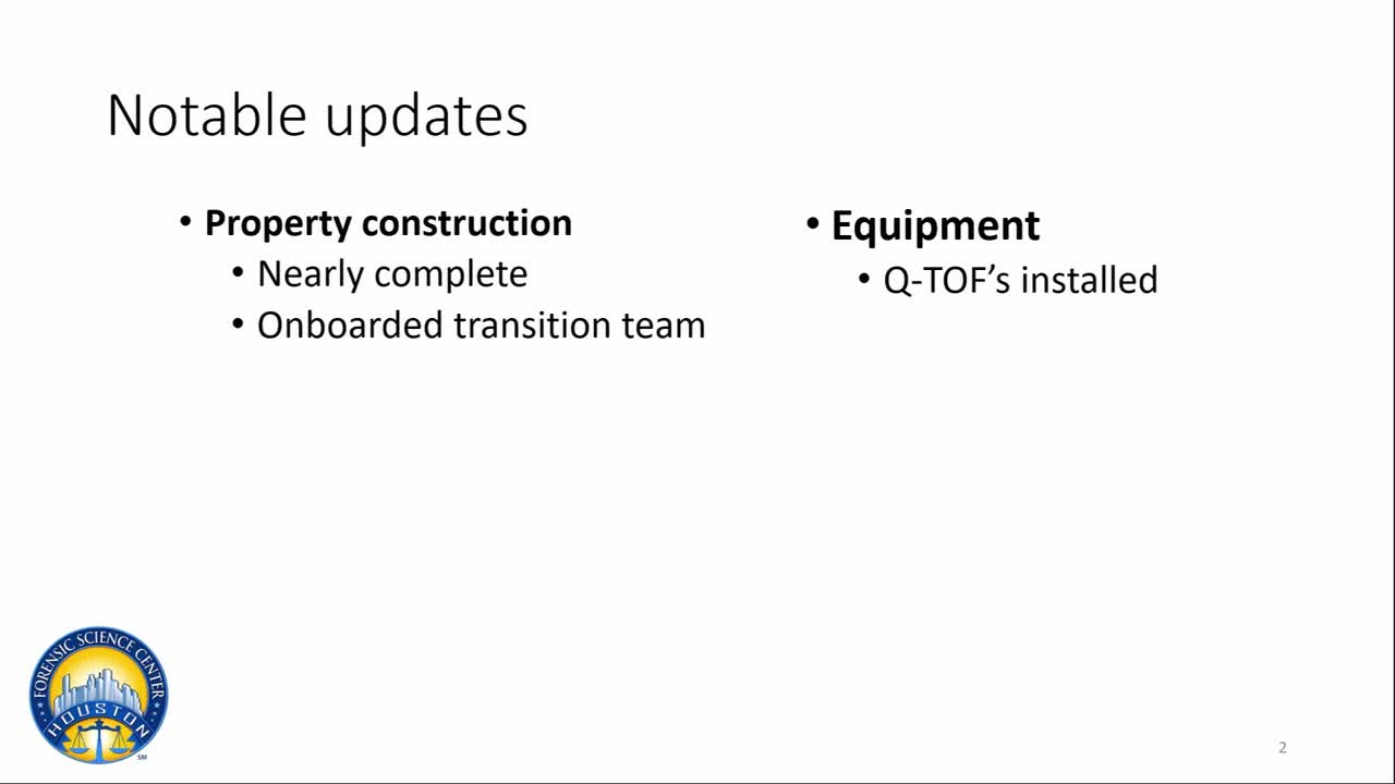 Harris County Forensic Science Center reports major lab upgrades and shrinking backlogs