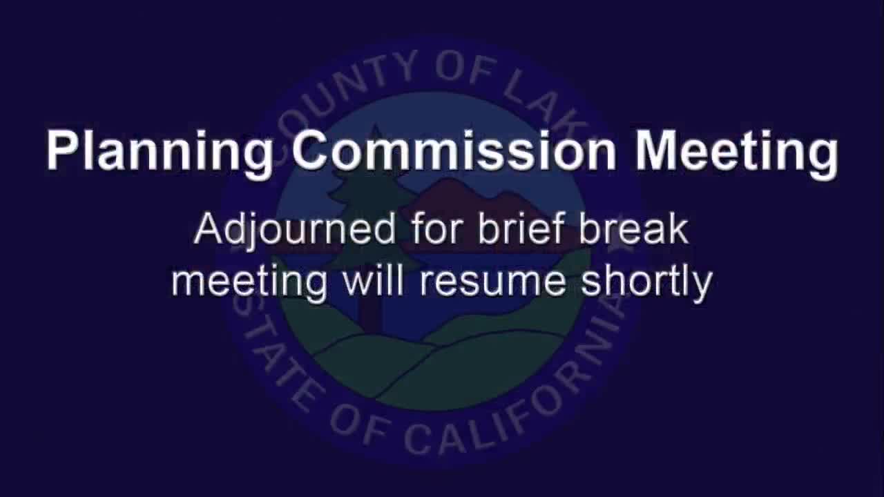 Lake County Planning Commission recommends zoning changes to implement housing element policy HE‑58
