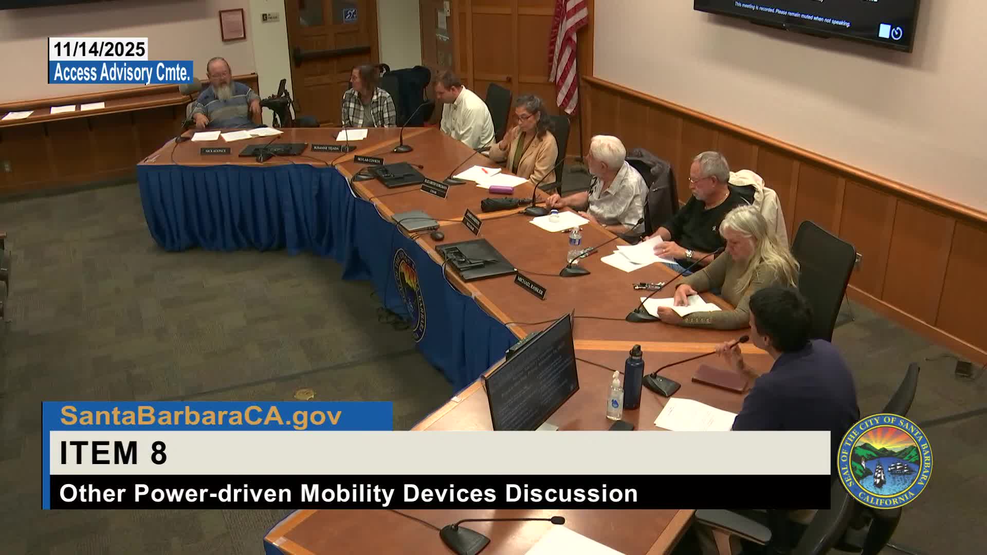 Access committee backs staff work on city framework for mobility devices used by people with disabilities