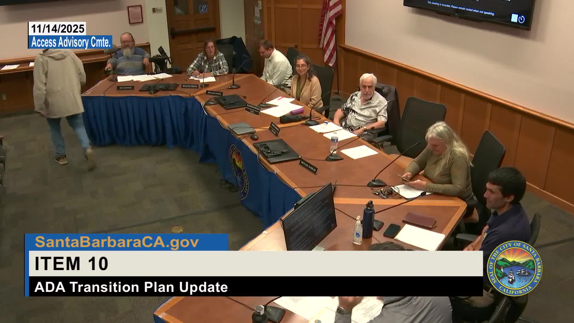 City reports progress on ADA transition plan; City Hall and barrier‑removal projects prioritized