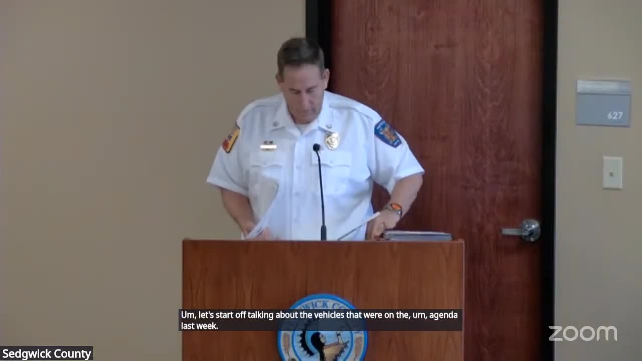 Sedgwick County fire chief defends higher-spec staff vehicles after bid mileage errors