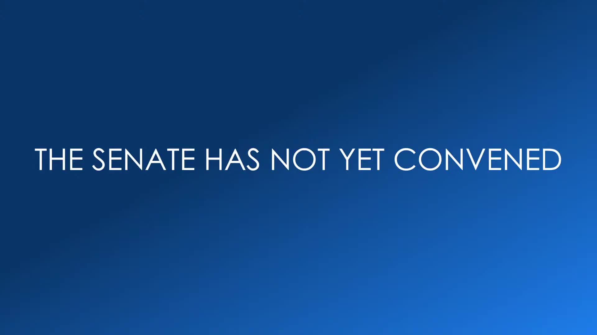 Senate opens special session, approves press accreditation and recesses for committee hearings