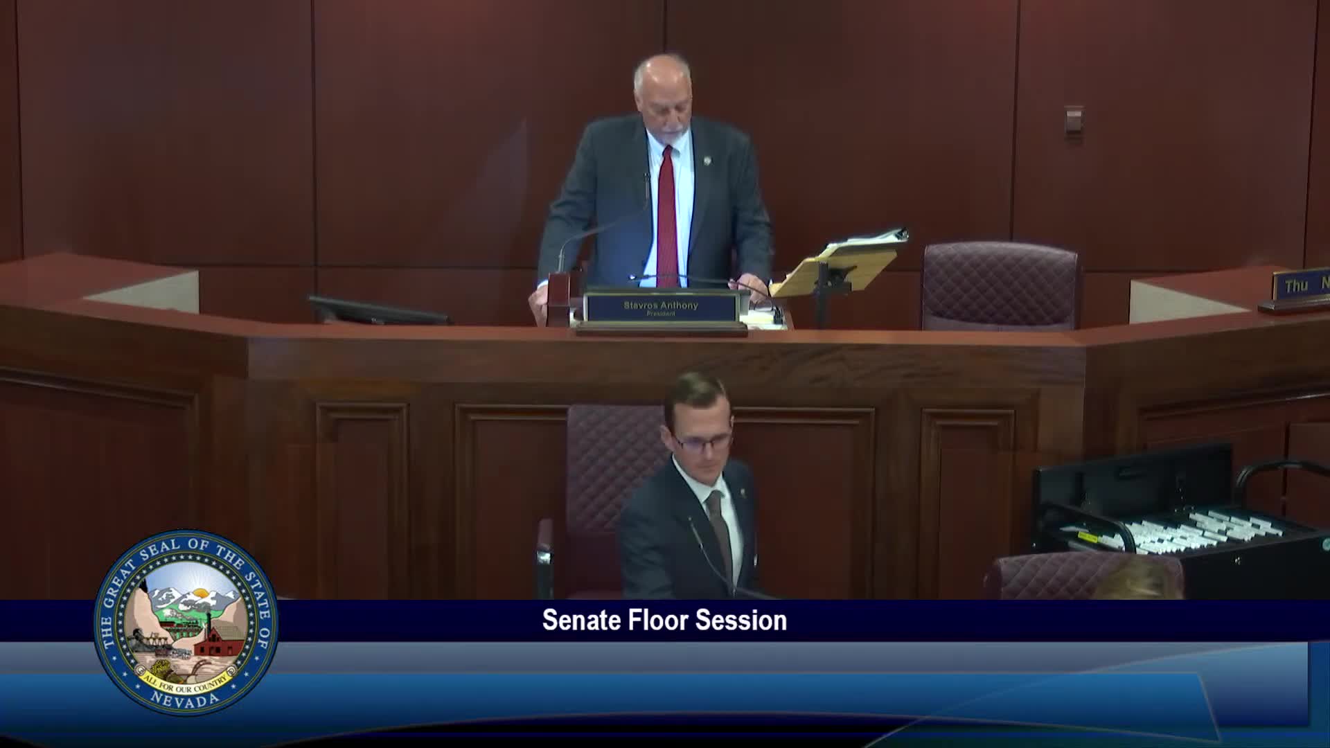 Senate adopts expedited rules, increases majority leader's prefiling authority and refers five bills to committees