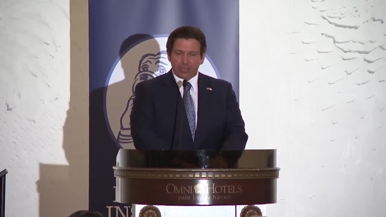 DeSantis warns of big tech power and urges limits on AI