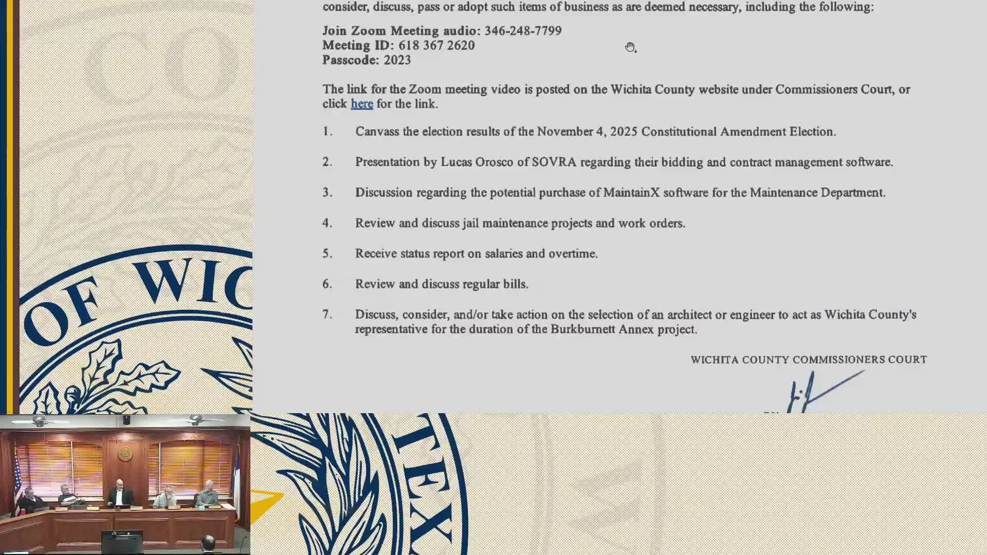 Sheriff reports recent jail maintenance work and staffing trends; county eyes staffing and overtime improvements