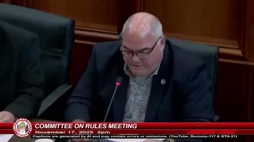 Committee advances $19.7 million appropriation for Guam Memorial Hospital Authority after a question about competing bills
