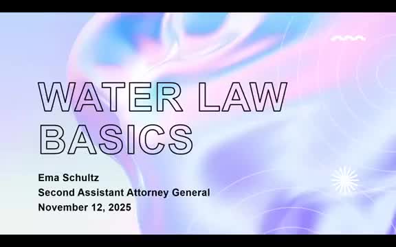 State Land Board hears water-law briefings, discusses portfolio strategy and stewardship trust review under HB13-32