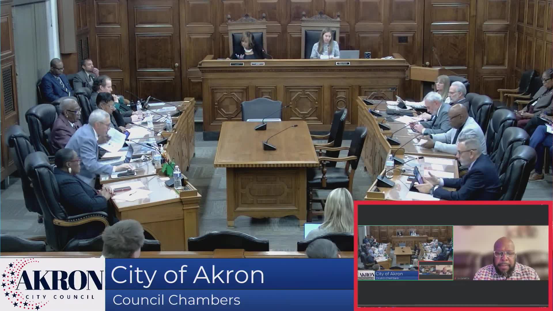 Akron City Council approves consent agenda and financing measures, schedules committee meetings