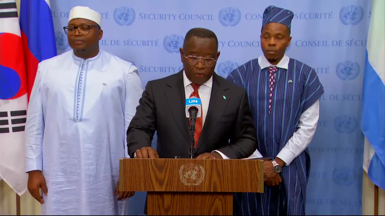 Sierra Leone urges full implementation of U.N. resolution on predictable financing for African-led peace operations in Sahel