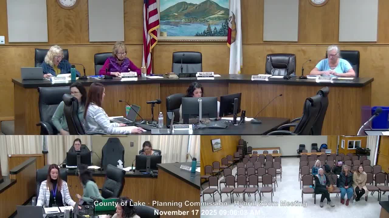 Planning commission approves 150‑foot Verizon tower near Clear Lake Oaks with 300‑foot fire‑safety condition