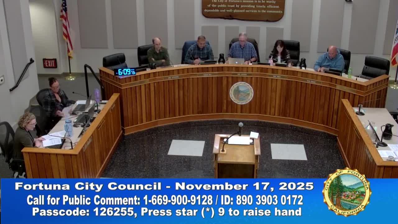 Fortuna council approves hiring freeze to offset police wage increases