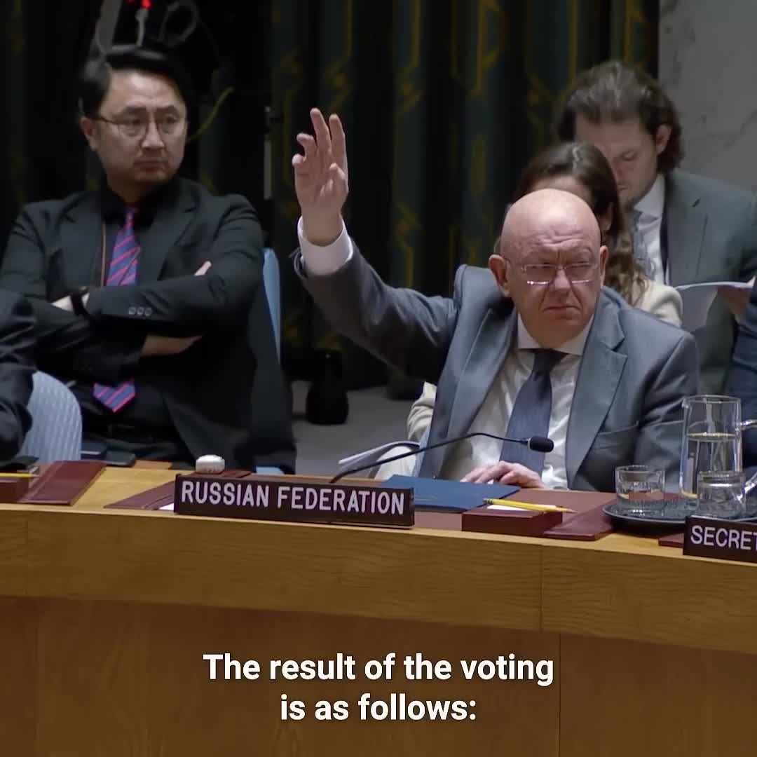 Draft resolution recorded in transcript adopted after vote of 14–0–2