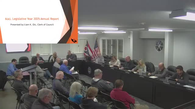 Council reviews 2025 annual report, honors longtime member and swears in firefighter