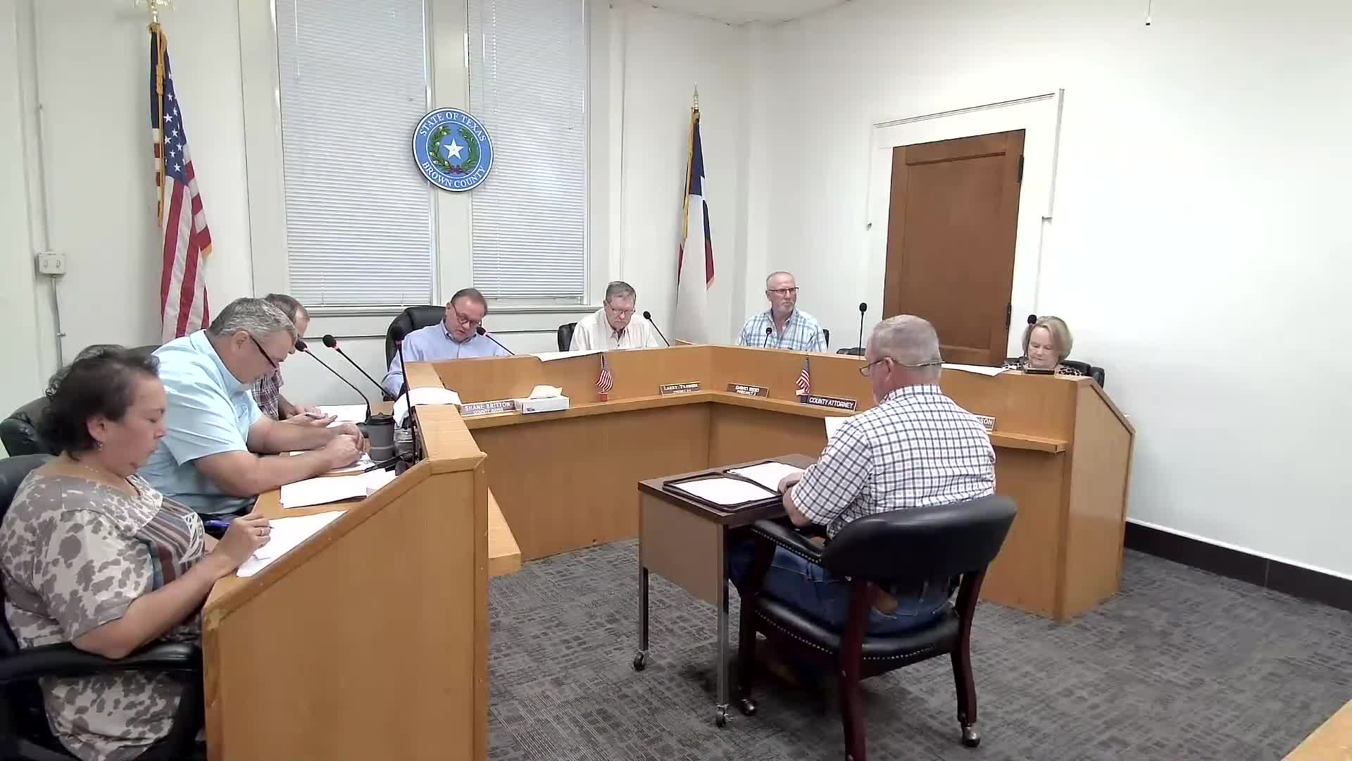 Brown County commissioners approve routine reports, personnel moves, grant application and several contracts