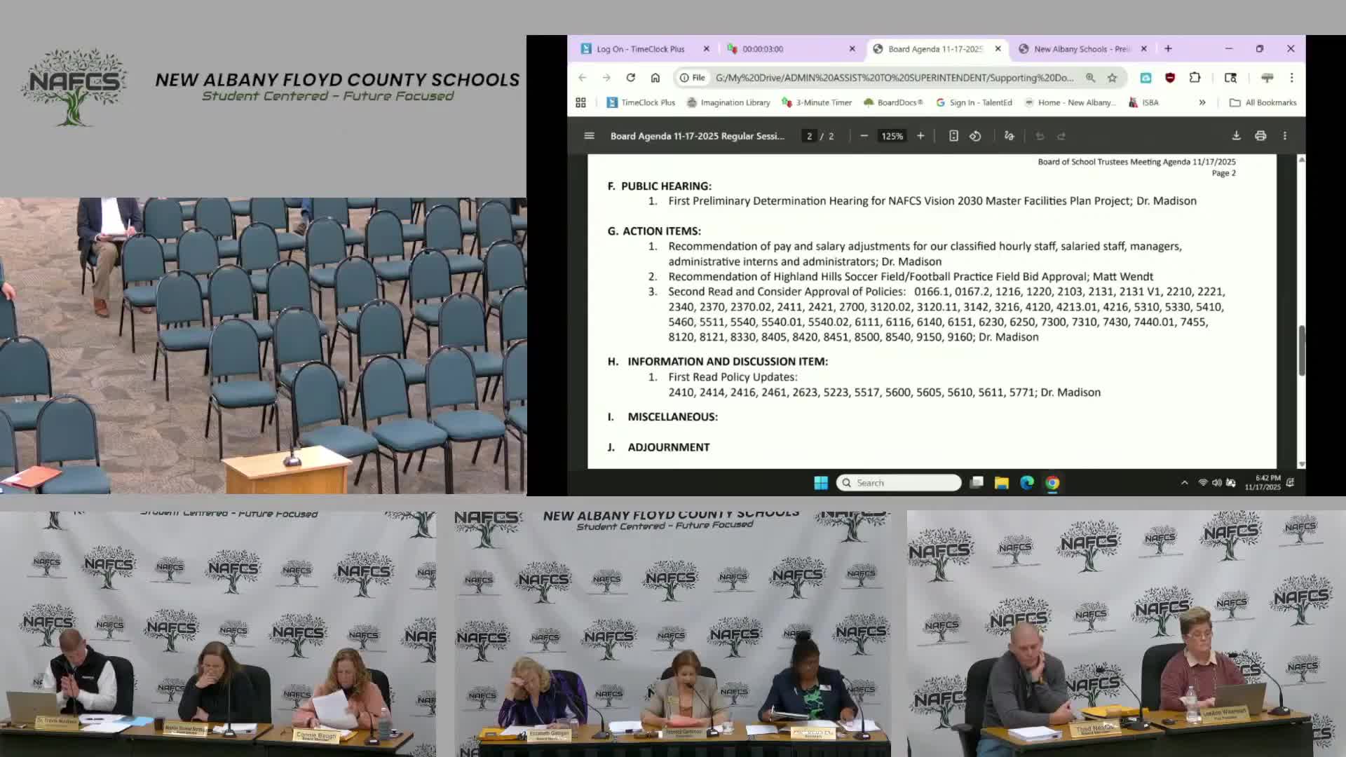NAFCS holds first hearing on $395 million Vision 2030 bond proposal; officials say levy unaffected