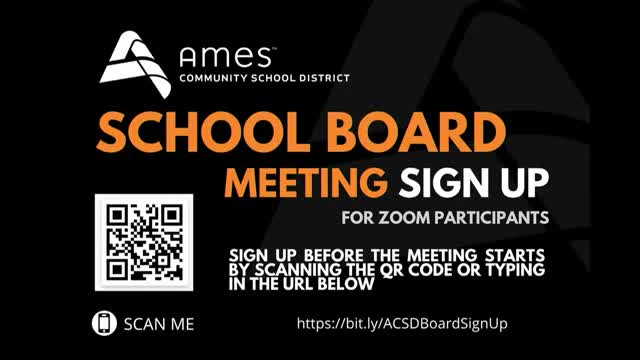 Ames Community Schools board approves multiple routine motions, adopts flexibility-account resolution