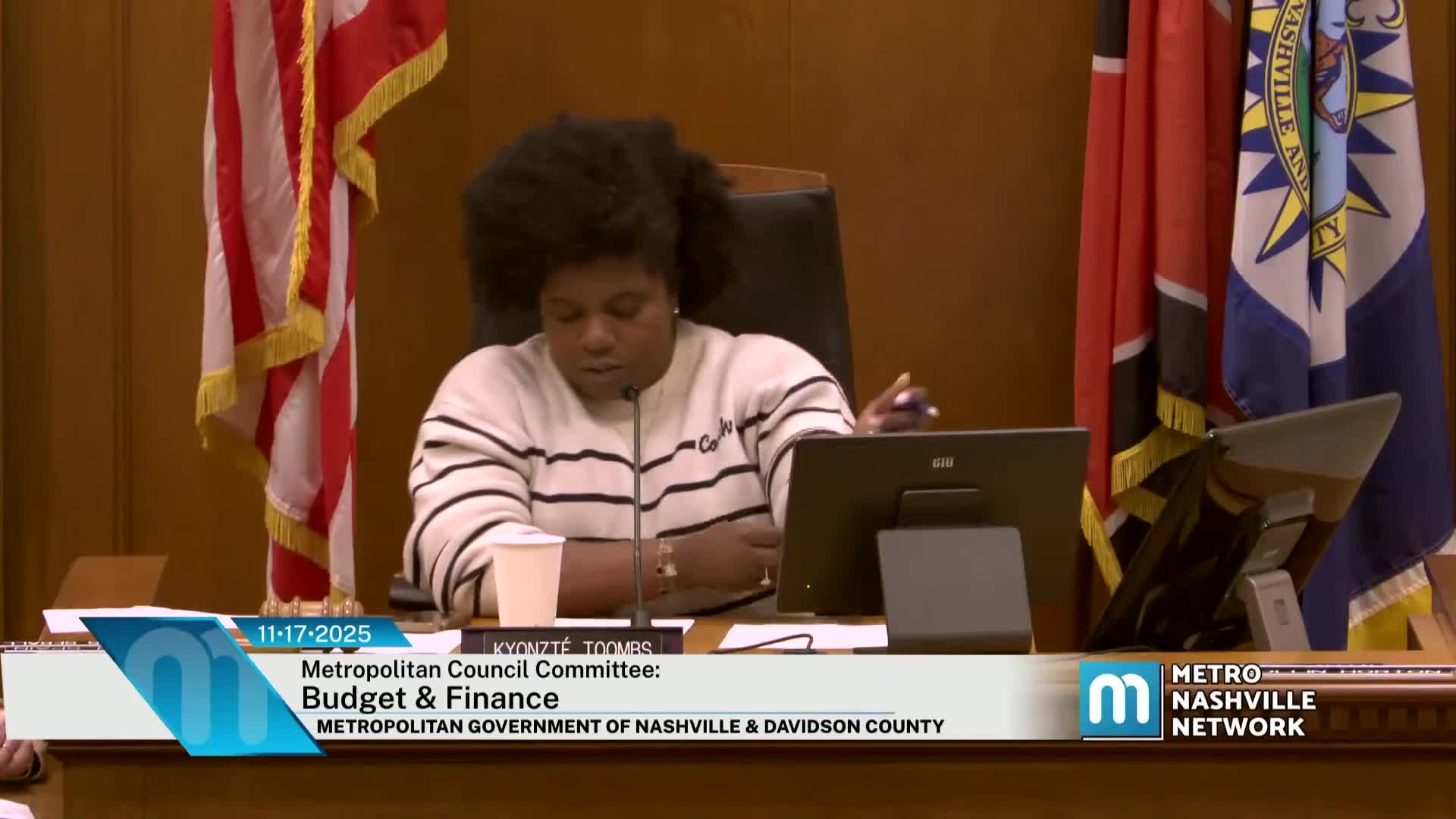 Budget & Finance Committee approves multiple resolutions, defers two grants and several bills