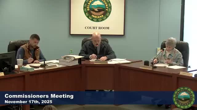 Delaware County approves donated work to finish sheriff's gun range; legal agreement to be drafted