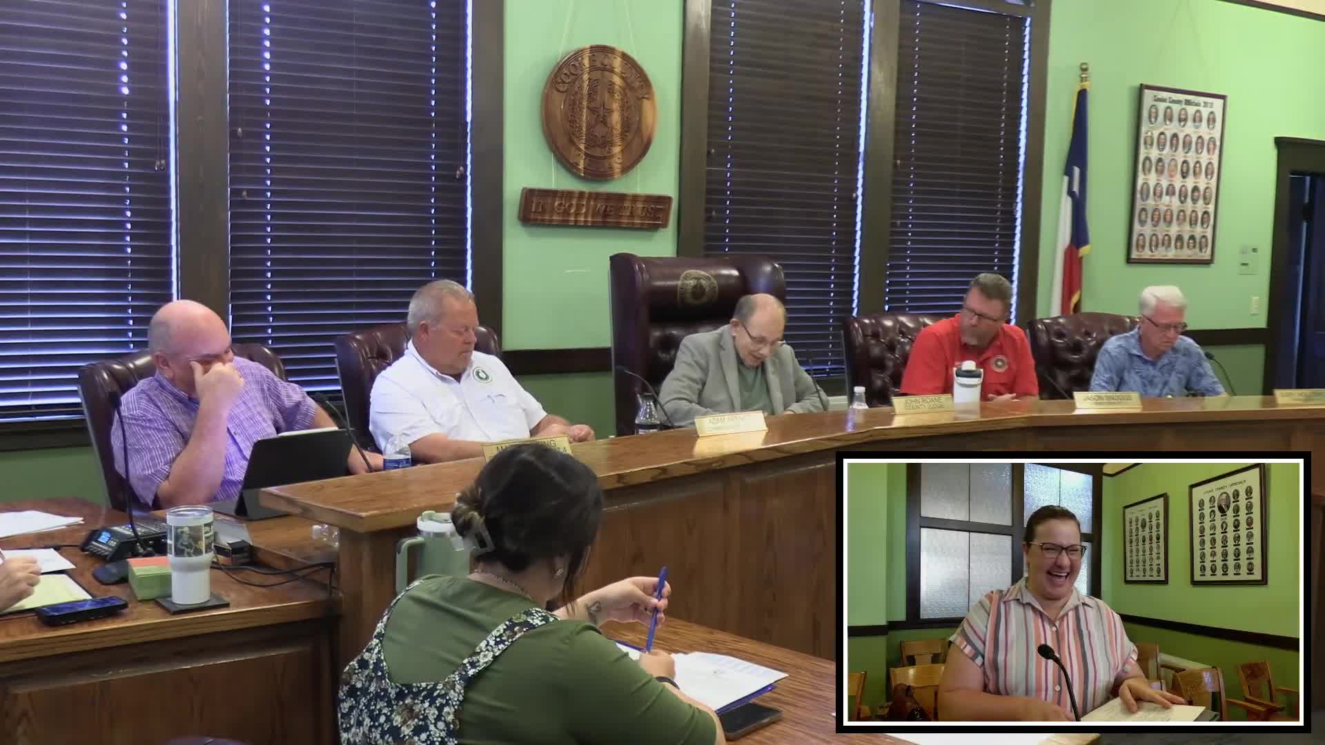 Commissioners appoint Snuggs as Cooke County representative to City parking committee