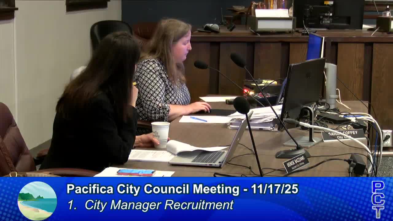 Pacifica picks Bob Murray & Associates to run city manager search